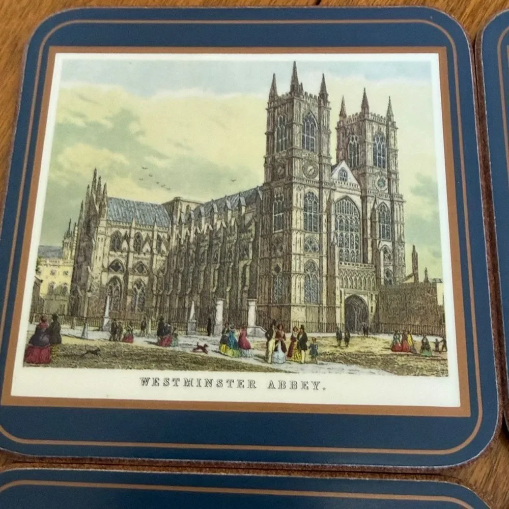 Vintage English Life cork coasters